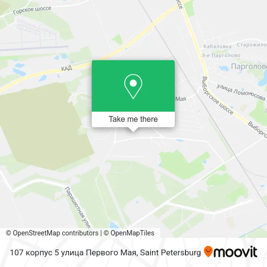 107 корпус 5 улица Первого Мая map