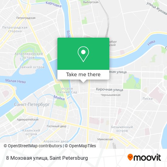 8 Моховая улица map