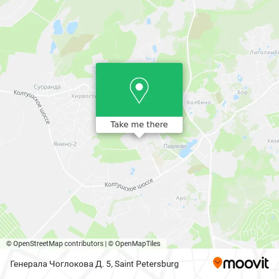 Генерала Чоглокова Д. 5 map