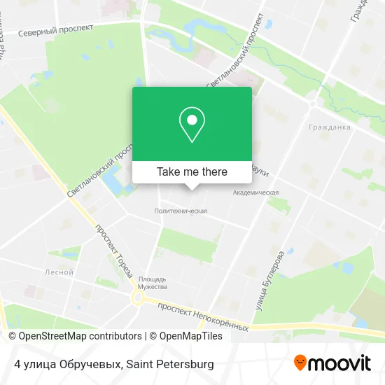 4 улица Обручевых map