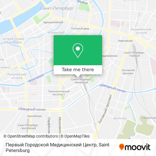 Первый Городской Медицинский Центр map