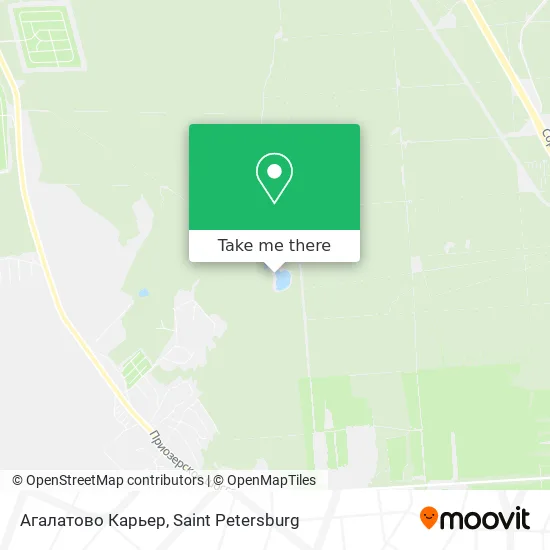 Агалатово Карьер map