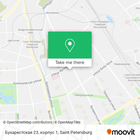 Бухарестская 23, корпус 1 map