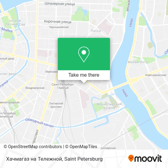 Хачмагаз на Тележной map