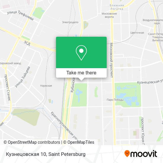 Кузнецовская 10 map