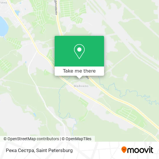 Река Сестра map