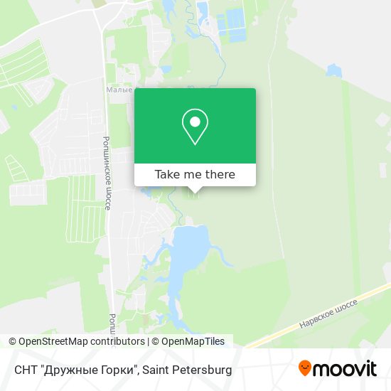 СНТ "Дружные Горки" map