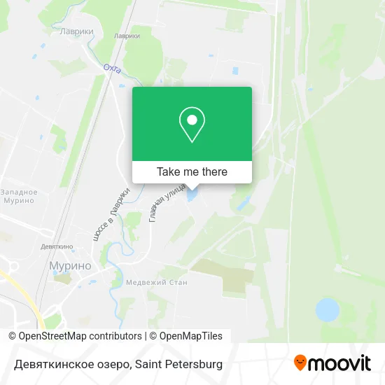 Девяткинское озеро map