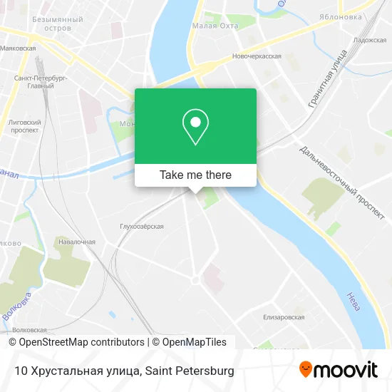 10 Хрустальная улица map
