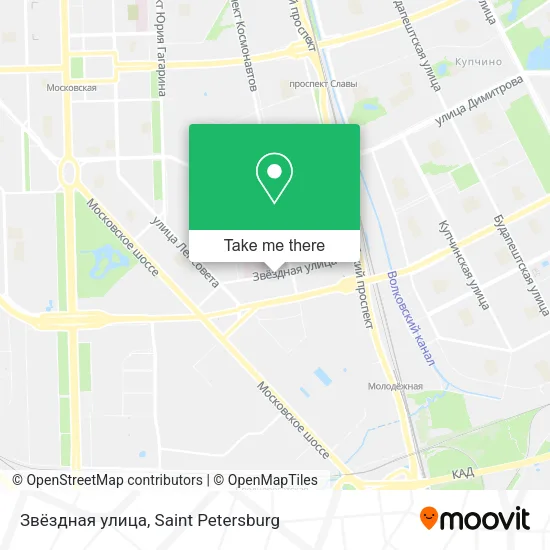 Звёздная улица map