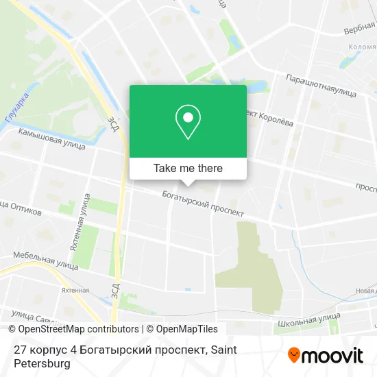 27 корпус 4 Богатырский проспект map