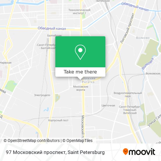 97 Московский проспект map