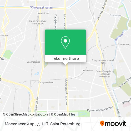 Московский пр., д. 117 map