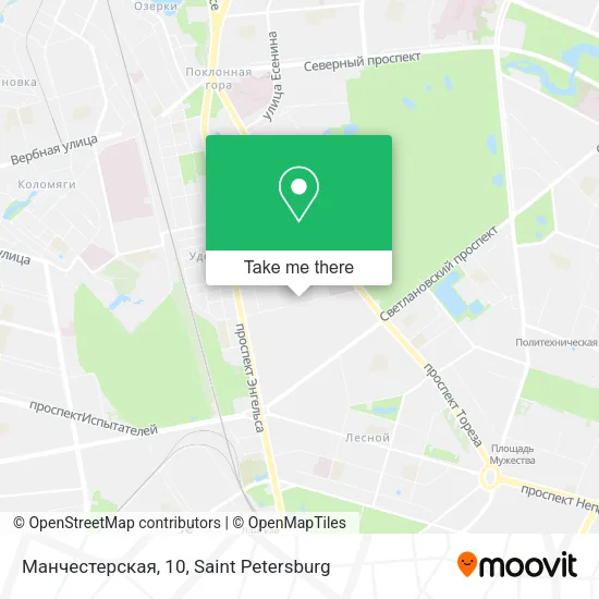 Манчестерская, 10 map