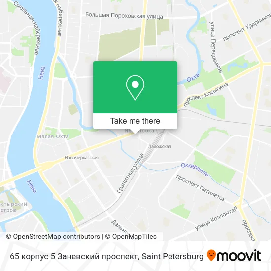 65 корпус 5 Заневский проспект map