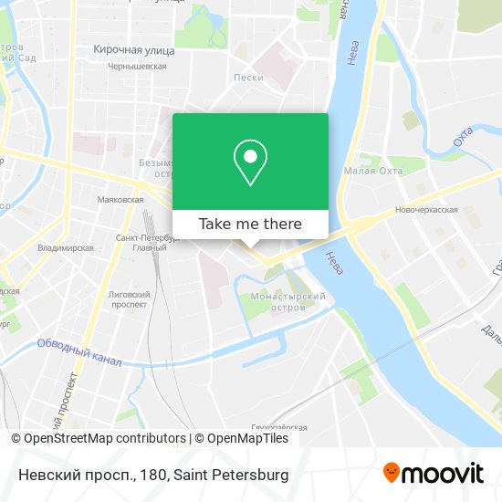 Невский просп., 180 map
