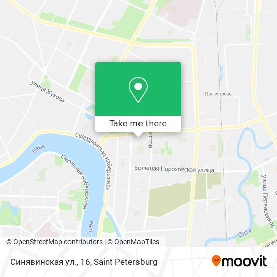 Синявинская ул., 16 map