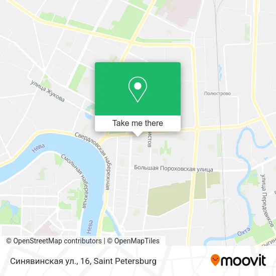 Синявинская ул., 16 map