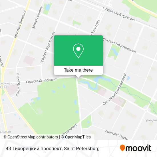 43 Тихорецкий проспект map