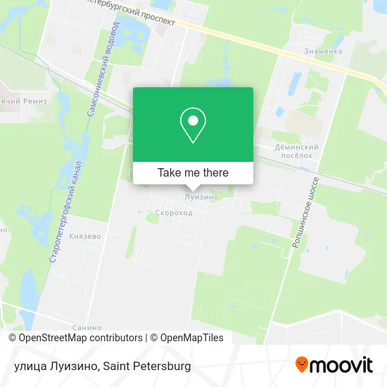 улица Луизино map