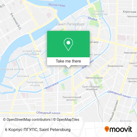 6 Корпус ПГУПС map