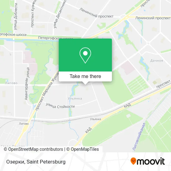 Озерки map
