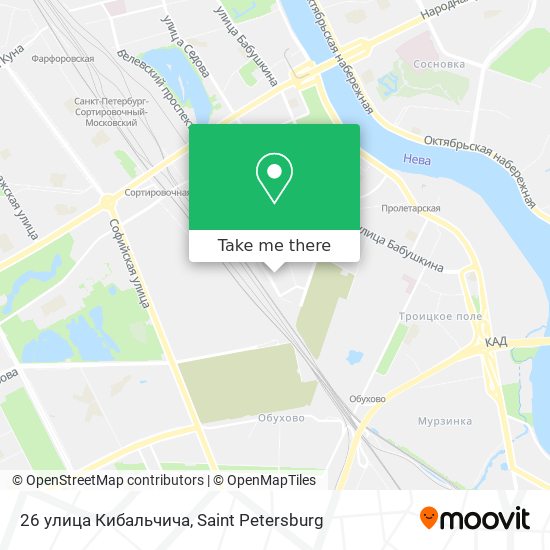 26 улица Кибальчича map