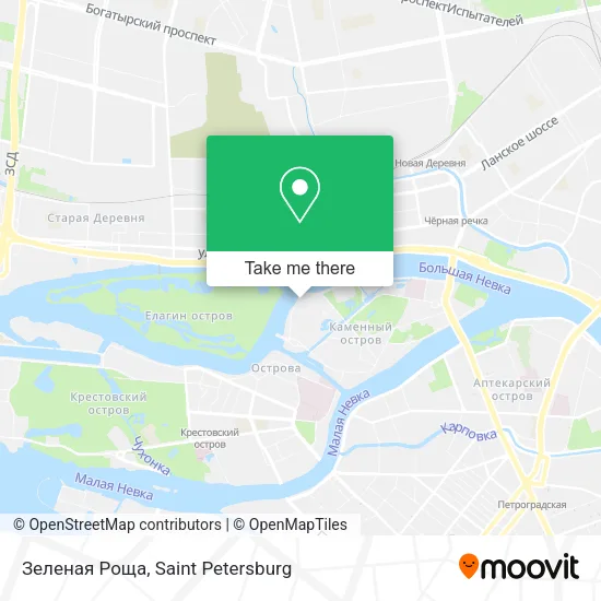 Зеленая Роща map