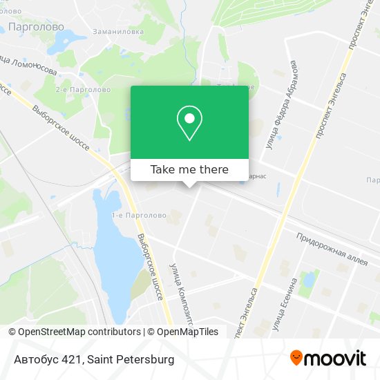 Автобус 421 map
