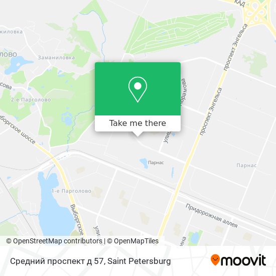 Средний проспект д 57 map