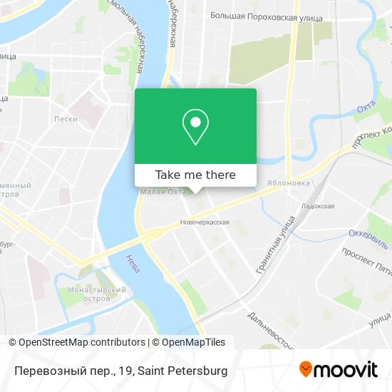Перевозный пер., 19 map