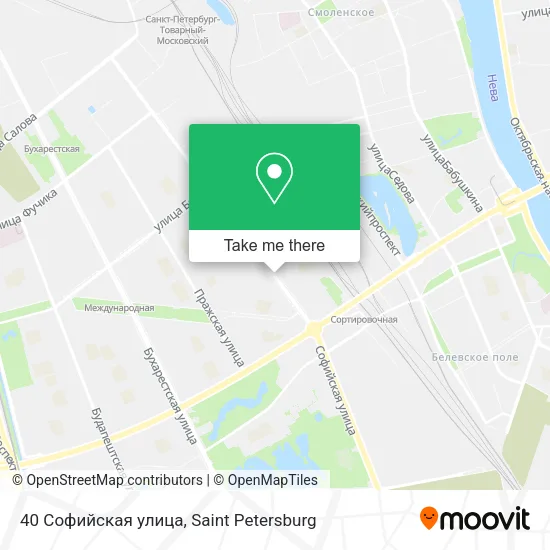 40 Софийская улица map