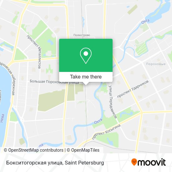 Бокситогорская улица map