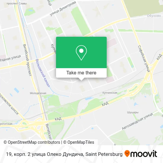 19, корп. 2 улица Олеко Дундича map