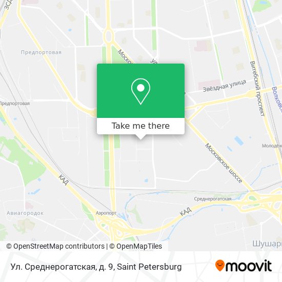 Ул. Среднерогатская, д. 9 map