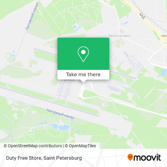 Duty Free Store map