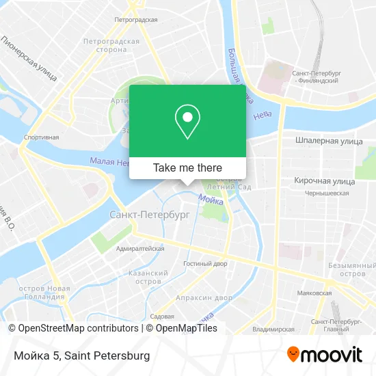 Мойка 5 map