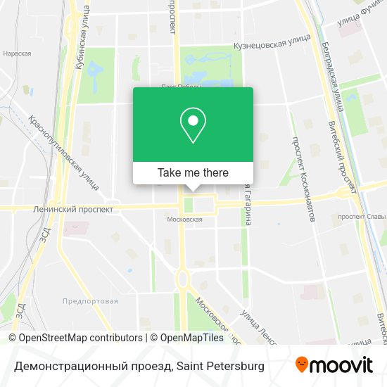 Демонстрационный проезд map