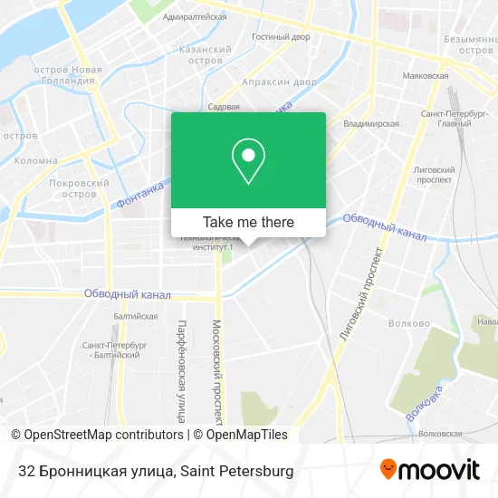 32 Бронницкая улица map