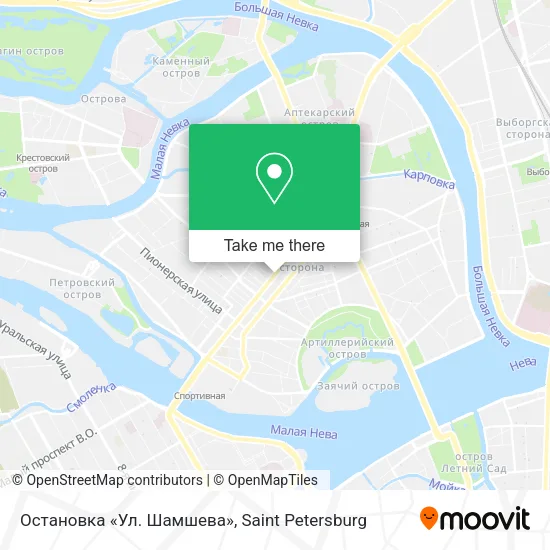 Остановка «Ул. Шамшева» map