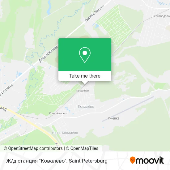 Ж/д станция "Ковалёво" map