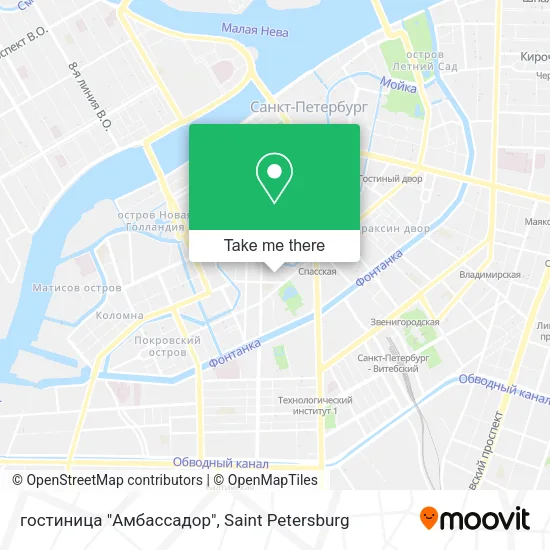 гостиница "Амбассадор" map