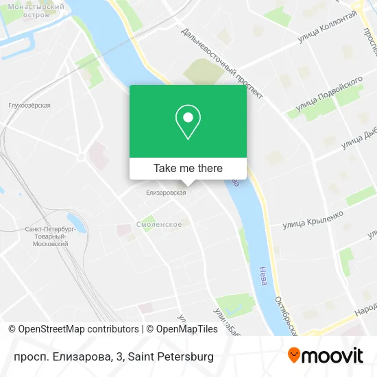 просп. Елизарова, 3 map