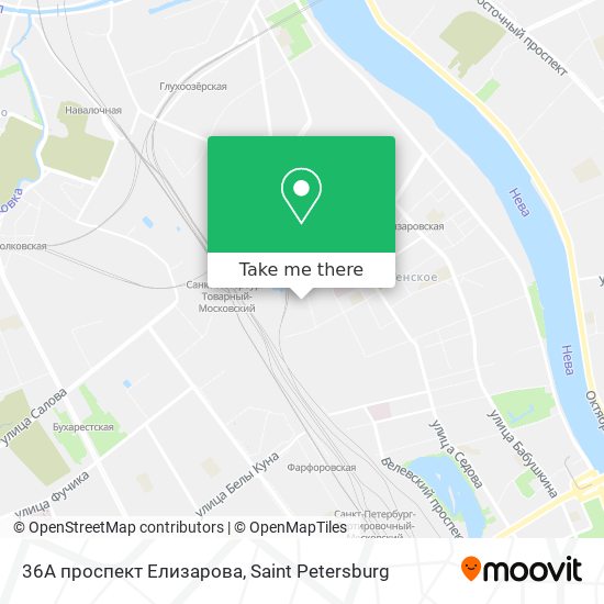 36А проспект Елизарова map