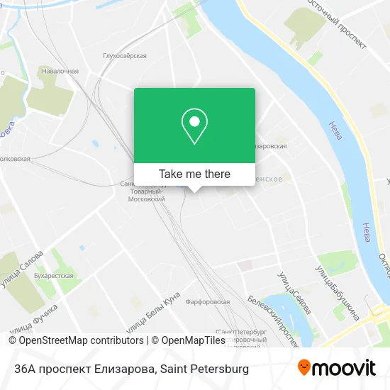 36А проспект Елизарова map