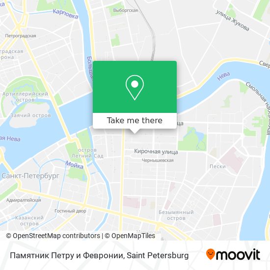 Памятник Петру и Февронии map