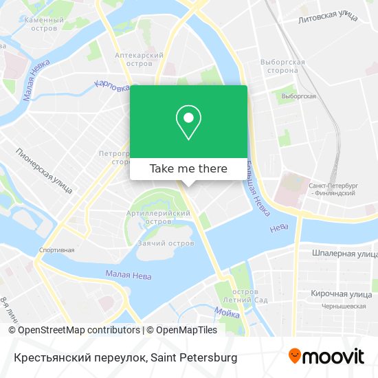 Крестьянский переулок map