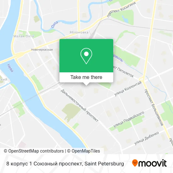 8 корпус 1 Союзный проспект map