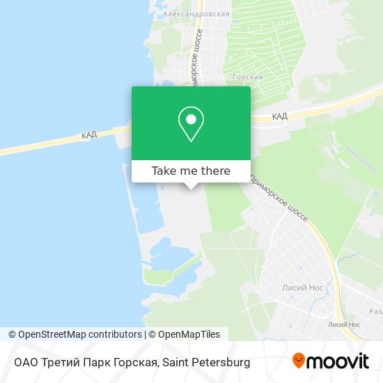 ОАО Третий Парк Горская map