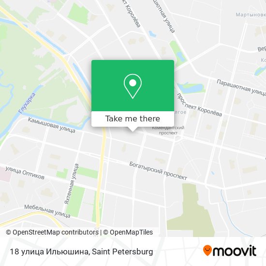 18 улица Ильюшина map